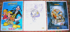 3 STAMPE  PERSONAGGI DISNEY  IN MOSTRA  ( REGINELLA - TOPIN MYSTERE - PAPERINO )