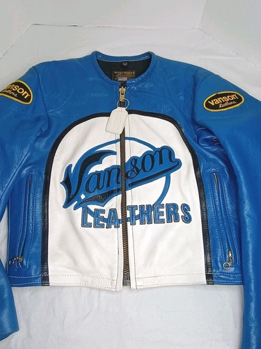 Giacca moto corsa - vanson, pelle