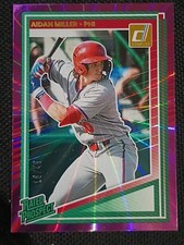 2025 Donruss Optic Aiden Miller SSP 18/49 Viola Prizm