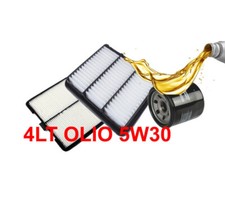 KIT 3 FILTRI TAGLIANDO OLIO 5W30 CHEVROLET MATIZ 0.8 1.0 DAL 2005 BENZINA