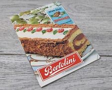 RICETTARIO BERTOLINI OMAGGIO VINTAGE 1983 LIEVITO MARIA ROSA RICETTE DOLCI