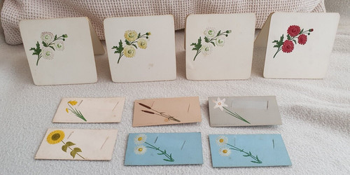 Vintage name place markers - 6,