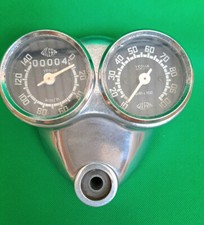 CRUCOTTO CON STRUMENTI "FUNZIONANTI" GILERA 124 5V  MOTO D'EPOCA ORIGINALE 