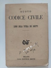Nuovo Codice civile: libro della tutela dei diritti. Milano: Bietti, 1942.