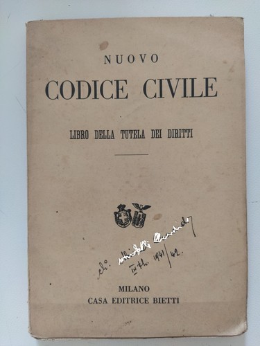 Nuovo codice civile libro - nuovo, civile: