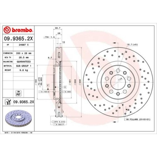 Brembo disco freno - brembo,
