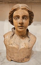 Busto Femminile,Legno