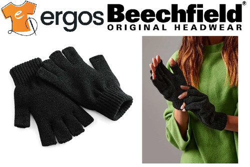 Beechfield guanti fingerless - beechfield,