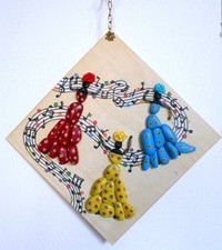 QUADRO QUADRETTO IN LEGNO CON