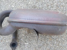 MARMITTA ORIGINALE PIAGGIO APE 50 DGM 42059S D'EPOCA OMOLOGATA CONSERVATA  BELLA