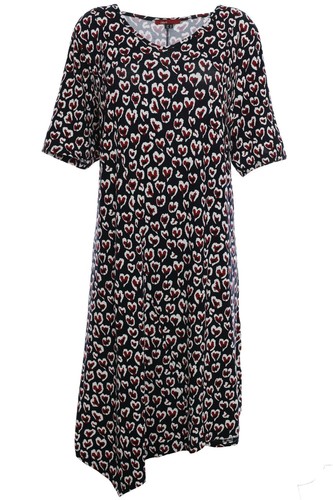Due red abito tunica vestito - red,