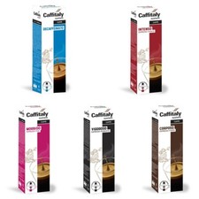 100 Capsule Caffitaly System Ecaffè: Corposo, Vigoroso, Intenso, Morbido, Dek