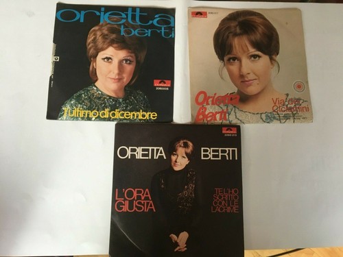 Orietta berti 3 dischi 45 - berti:, n.