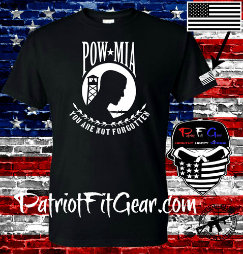 Shirt pow mia veterani - t-shirt,, mia,