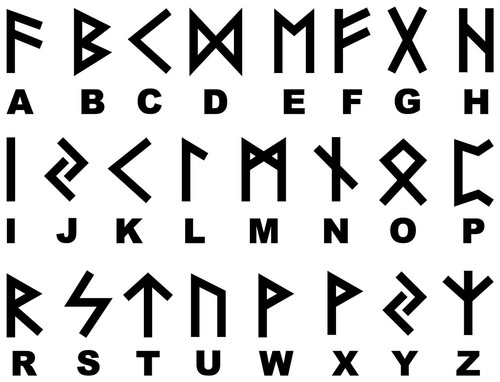 Adesivo personalizzato rune
