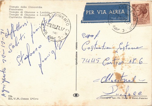 Italia 1968 cartolina posta - italia,