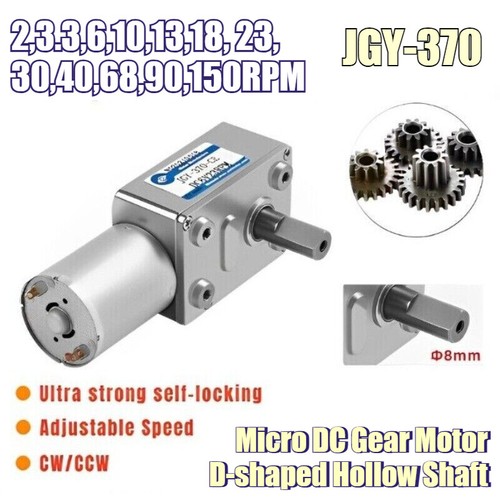 Dc6v 12v 24v metal gearbox - 12v,