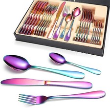 Set Di Posate Colorate Da 24