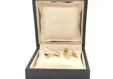 Gemelli Bulgari con Sistema Torpedo in Oro Giallo 18 Kt e Acciaio