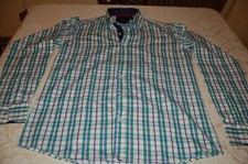 Gant - Camicia uomo, Quadri, Cotone,made Usa, Tg L, nuova