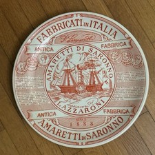 Piatto Ceramica Este -  Edizione Limitata Lazzaroni Antica Fabbrica Amaretto