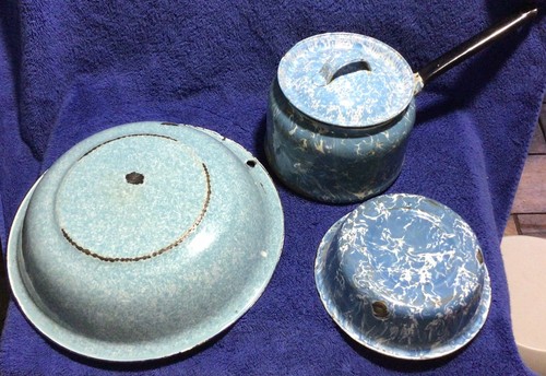 Lotto vintage blu swirl - vintage,