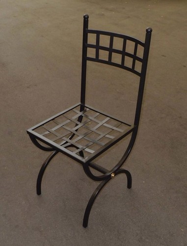 Sedia ferro battuto - in,