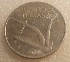 MONETA REPUBBLICA ITALIANA 10