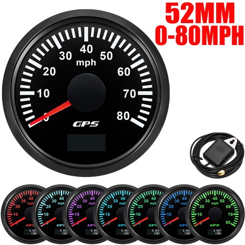 52mm nero gps tachimetro - 52mm,