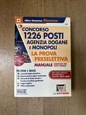 Concorso 1226 posti Agenzia Dogane e Monopoli Ed. SIMONE 2O20