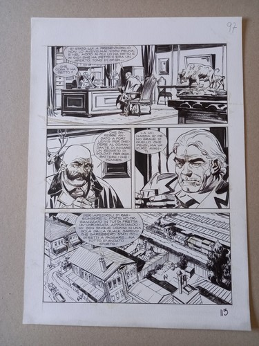 Tex willer tavola originale - tavola,