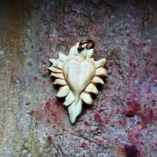 Cuore sacro Devozionale, ex voto, arte sacra, holyart, devotional heart,ciondolo