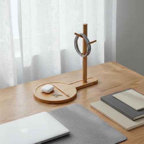 Portaoggetti legno con - portaoggetti,