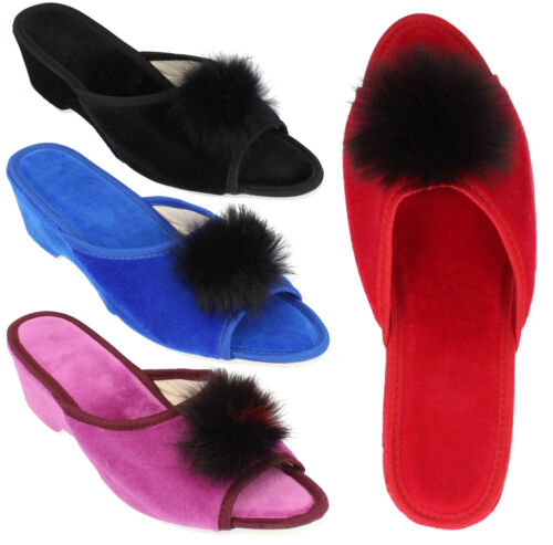 Pantofole donna velluto
