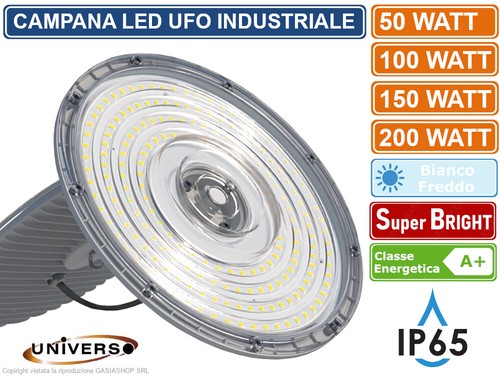 Campana led ufo lampada - campana,