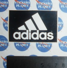 ADESIVO STICKER VINTAGE AUTOCOLLANT AUFKLEBER ORIGINAL ADIDAS BLACK SMALL