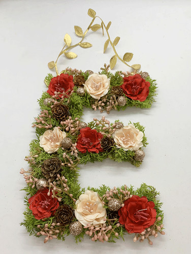 Ghirlanda fiori fuori - , porta