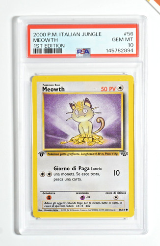 Pokemon psa meowth - 10,