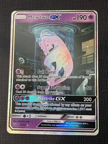 Pokémon mewtwo tcg shining - gx,