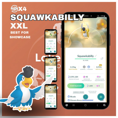 Pokémon squawkabilly xxl - squawkabilly,
