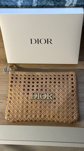 Dior solar pochette - pochette, raffia