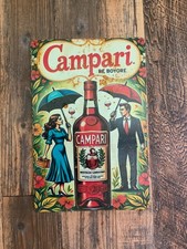 Insegna in metallo Campari