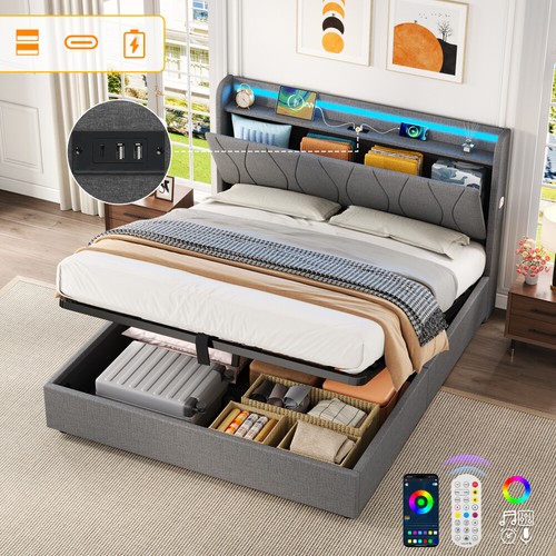 Struttura letto imbottita - struttura,