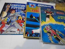LOTTO DI 7 CARTONATI  CARTONI ANNI 70/80,ATLAS UFO ROBOT,MAZINGA ,DANGUARD,ECC