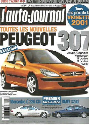 Auto journal 542 - n°542, peugeot