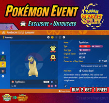 Hisuian typhlosion shiny - typhlosion, event