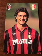 Paolo Maldini AC Milan cartolina 