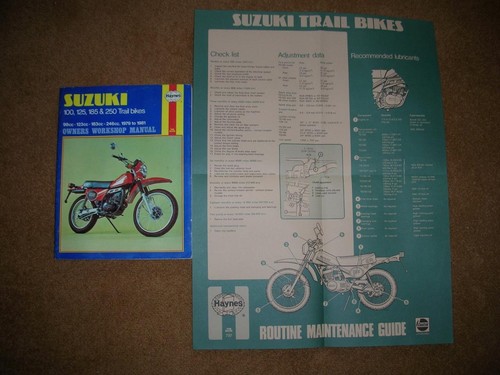 Suzuki ts100 ts125 ts185 - suzuki, er,ts125