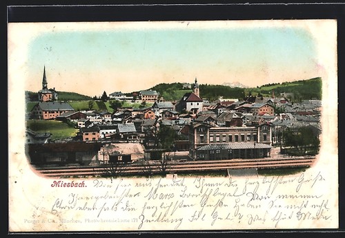 Miesbach veduta del luogo - veduta, con