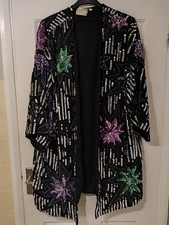 Top stile kimono scintillante